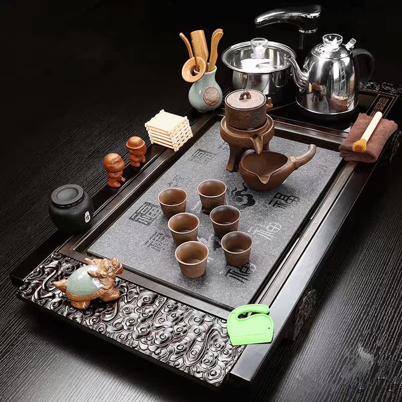 全拆洗茶针紫砂杯茶隔茶道陶瓷杯茶碗实木质壶承紫砂托盘简约加厚在类目 餐饮具, 茶具, 整套茶具中 - 来自Buy2taobao.com提供专业的淘宝代购服务