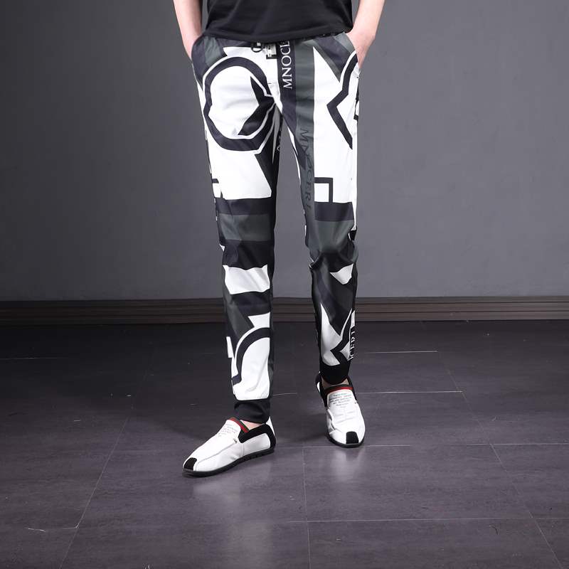 personality printing Casual pants Young men Thin section summer Men's trousers Flower pants Trend Self cultivation Haren pants Korean Edition trousersin the Men's clothing, Casual pants category - from Buy2taobao.com to provide professional Taobao agent buy service