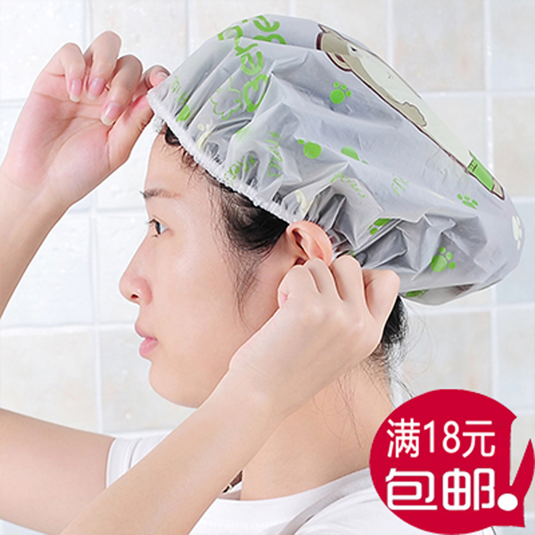 家用浴室个人清洁用具卡通印花加厚防水浴帽 厨房防油烟帽|ruв категории семья/личные чистящие средства, потребительских уборка посуды, шапочка для душа - от Buy2taobao.com для оказания профессиональной услуги покупки агента Taobao
