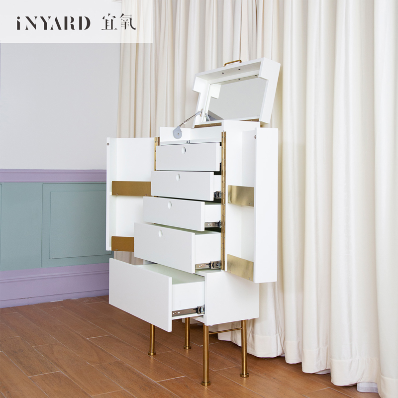 Appropriate oxygen Standing Makeup counters Northern Europe solid wood bedroom Dressing table Simplicity Modern network ins Bedside dresserin the Residential furniture , Tables , Dressing/Desk category - from Buy2taobao.com to provide professional Taobao agent buy service