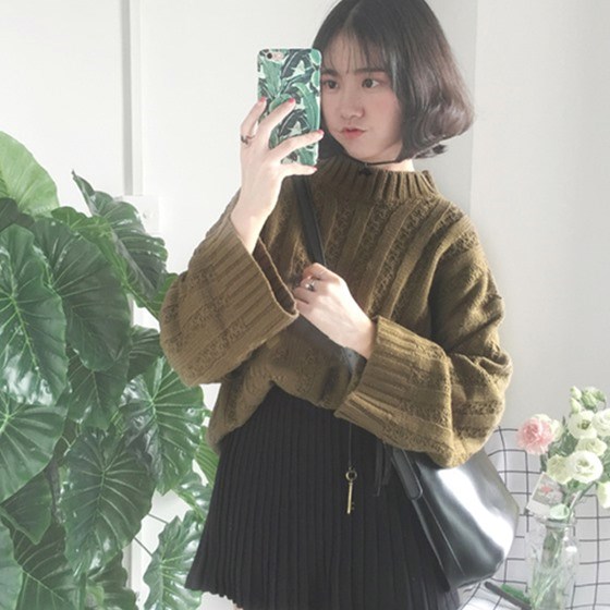 复古毛衣女学院风宽松百搭韩版bf学生原宿ulzzang韩国套头外穿冬|msdalam kategori Butik wanita / wanita, sweater - dari Buy2taobao.com untuk memberikan perkhidmatan ejen Taobao profesional membeli