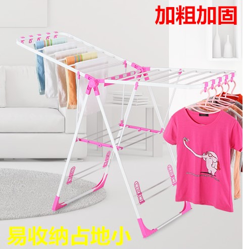 Towel rack move fold coat hanger balcony Clothes hanger indoor Clothes drying pole Shrink clothesin the Storage consolidation , Wash clothing/Sun/Care Products , Landmark/Lift drying racks  category - from Buy2taobao.com to provide professional Taobao agent buy service