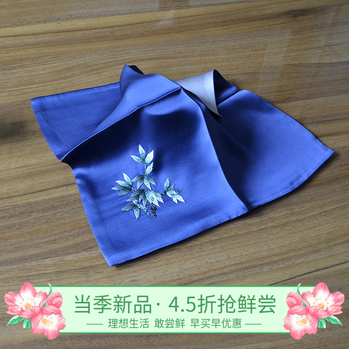 man Handkerchief Real silk Handkerchief Sweat Father's Day gift thickening manual Embroidery Single Embroidery Towelin the Home Daily , Towel/Bath towel/Bathrobes , Towel/Handkerchief category - from Buy2taobao.com to provide professional Taobao agent buy service