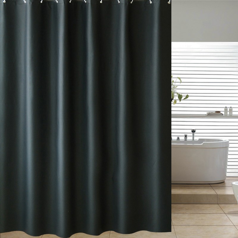 加厚遮光不透明浴帘套装 纯黑色防水帘卫生间防霉隔断帘门窗挂帘|msdalam kategori keluarga/Alat Pembersihan peribadi, perkakas kebersihan/aksesori bilik mandi, Langsir pancuran - dari Buy2taobao.com untuk memberikan perkhidmatan ejen Taobao profesional membeli