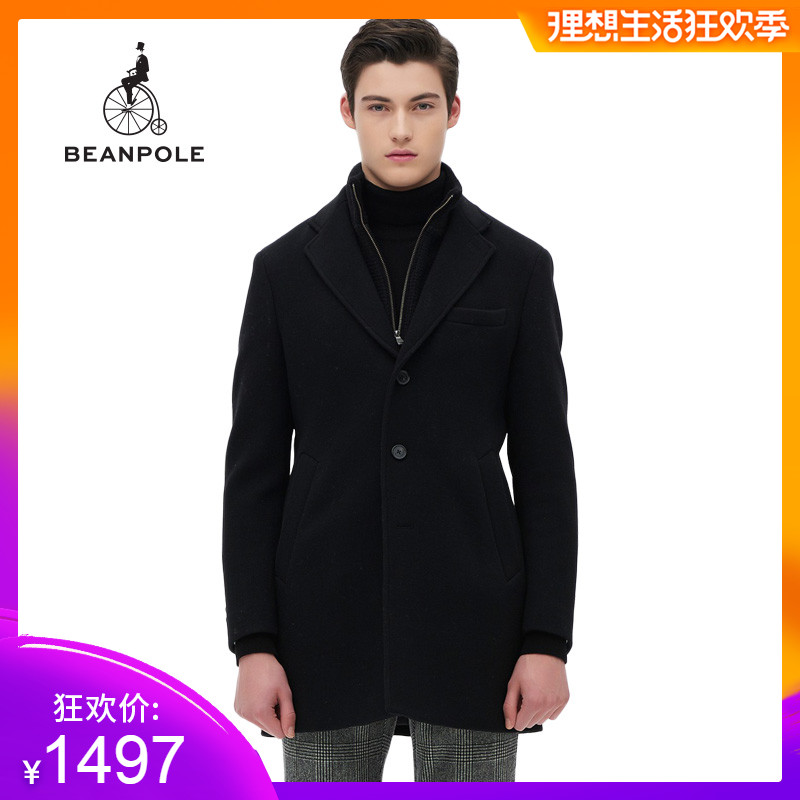 BEANPOLE滨波 冬季男士商务休闲长款修身羊毛大衣 BC6X30A04在类目 男装, 棉衣中 - 来自Buy2taobao.com提供专业的淘宝代购服务