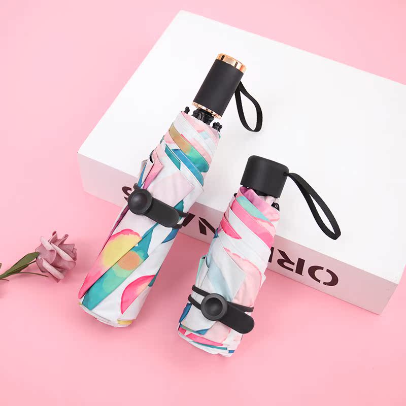 Half of Pocket umbrella Parasol Vinyl Sunscreen ultraviolet-proof Ultralight sunshade Umbrella Fold rain or shine Dual usein the Home Daily , Umbrella/Rain gear/Rain/Moistureproof , Umbrella category - from Buy2taobao.com to provide professional Taobao agent buy service