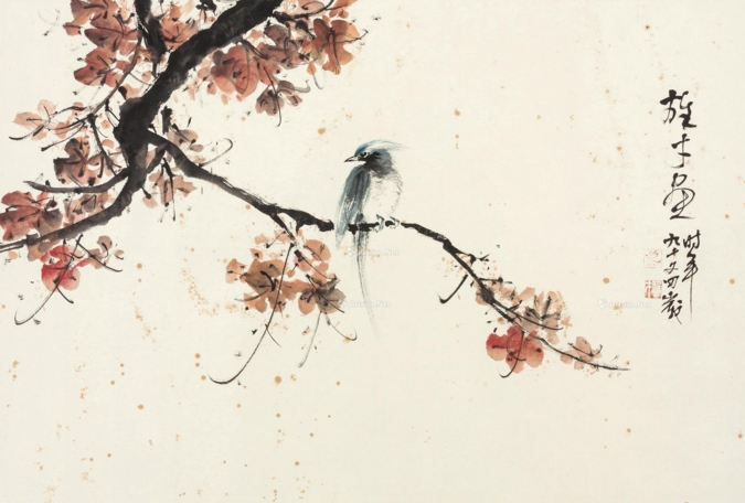 Li Xiongcai Branches Birds 30X44 Antique paintings Famous paintings Authentic copy Flowers and Birds celebrity Crafts Famous person Painting and Calligraphyin the Home accessories , Decorative painting , Traditional Chinese painting category - from Buy2taobao.com to provide professional Taobao agent buy service