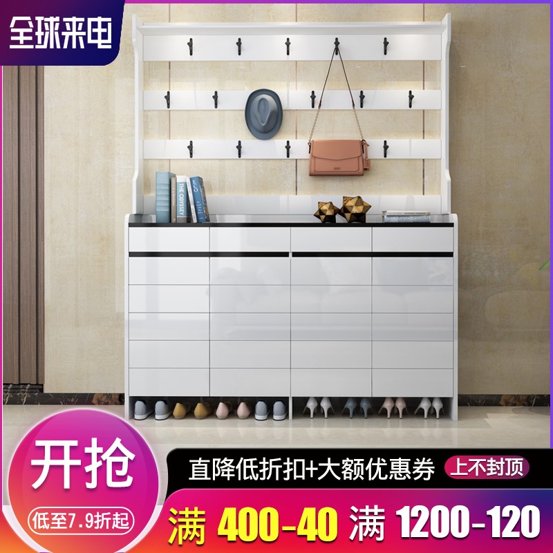 门厅柜鞋柜挂衣架一体衣帽柜简约现代组合储物柜玄关柜多功能鞋橱在类目 住宅家具, 柜类, 鞋柜中 - 来自Buy2taobao.com提供专业的淘宝代购服务