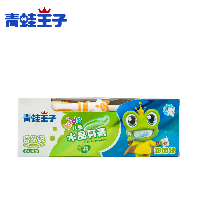 The Frog Prince children crystal toothpaste 50g baby Moth proofing Swallowing Food grade Dual elevenin the Diapers/Care/Feeding/Push lathe , Teether/Toothbrush/Toothpaste , Toothpaste category - from Buy2taobao.com to provide professional Taobao agent buy service
