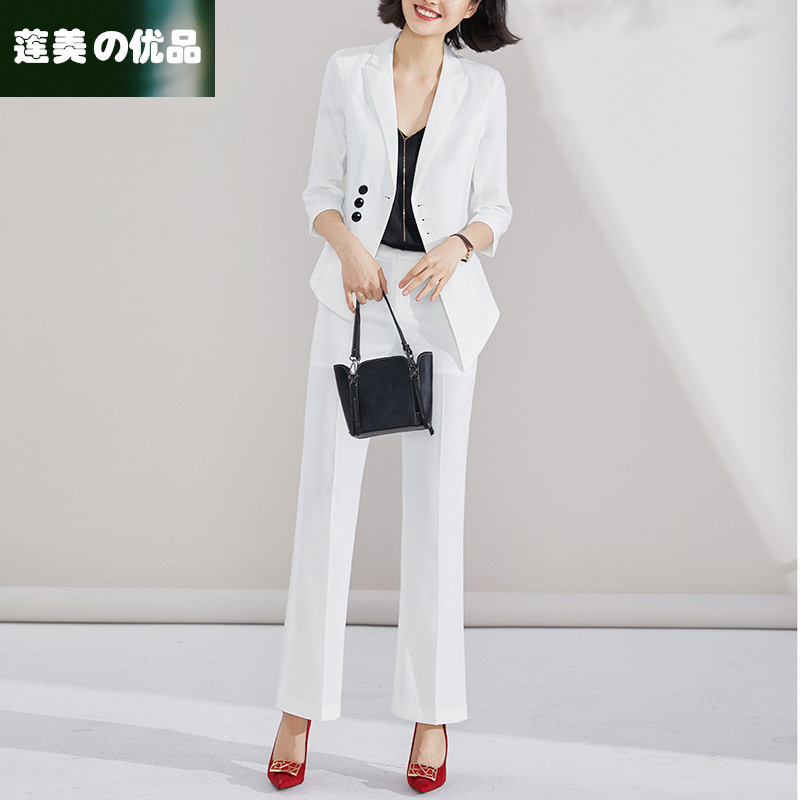 西服套装女韩国时尚简约英伦风小西装名媛气质正装销售导购工作服|ruв категории Женская одежда, костюм/студенты школьную форму/обмундирования, профессионального женский брючный костюм - от Buy2taobao.com для оказания профессиональной услуги покупки агента Taobao