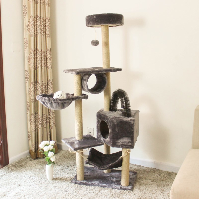 剑麻猫爬架多层绒布大猫窝猫抓柱猫跳台猫树猫咪玩具用品多省包邮在类目 宠物/宠物食品及用品, 猫/狗玩具, 猫爬架中 - 来自Buy2taobao.com提供专业的淘宝代购服务