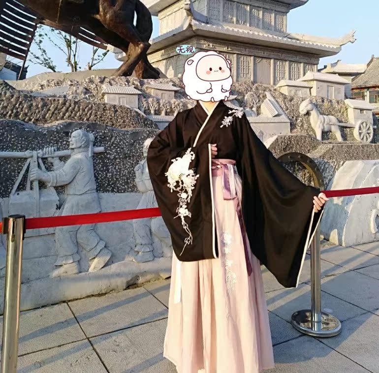 汉服女红黑色古装霸气侠女超仙飘逸古风大袖星空渐变夜弦歌彼岸花|ruв категории Женская одежда, костюм/национальная одежда/театр костюм, национальная одежда/этап погрузки - от Buy2taobao.com для оказания профессиональной услуги покупки агента Taobao