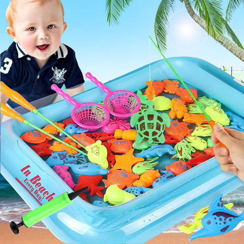 children Fishing toys suit Child Bathing baby magnetic Fishing rod 12-3 men and women Puzzle Toysin the Toy/Childs/Puzzle/Building block/Model , Swimming pool/Water toys , Bathing/Sand play toys category - from Buy2taobao.com to provide professional Taobao agent buy service