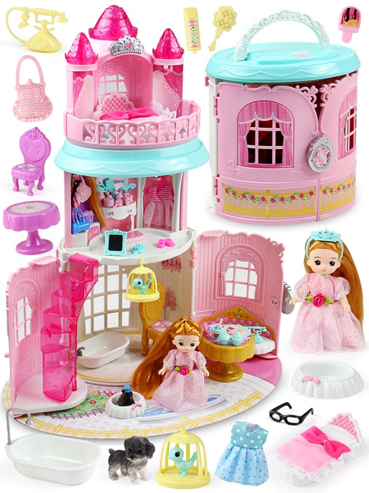 Beading Puzzle Pink a doll suit girl Toys Storage bag kitchen Little Girl Children's Room giftin the Toy/Childs/Puzzle/Building block/Model , Doll/Fitting category - from Buy2taobao.com to provide professional Taobao agent buy service