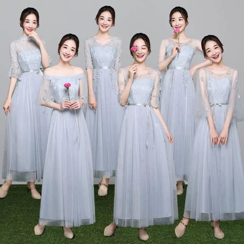 2019年闺蜜装女中式春大码合唱团大合唱姐妹团仙伴娘服时尚连衣裙在类目 女装/女士精品, 婚纱/旗袍/礼服, 礼服/晚装中 - 来自Buy2taobao.com提供专业的淘宝代购服务