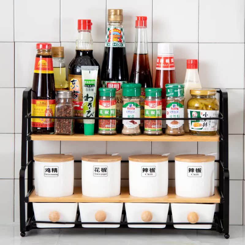 调味品收纳盒厨房盐糖味精调料盒家用陶瓷调味罐调料瓶套装组合装|msdalam kategori dapur/memasak Appliances, Alat dapur/Penyimpanan dapur, botol penyimpanan/bekas penyimpanan dapur, botol perasa - dari Buy2taobao.com untuk memberikan perkhidmatan ejen Taobao profesional membeli
