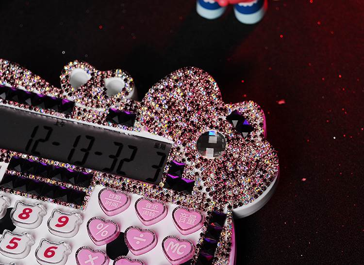 Cartoon Diamond Calculator personality originality computer Pink lovely to work in an office lovely girl fashion Arithmeticin the Electronic Dictionary/Electronic paper book/Stationery , Calculator category - from Buy2taobao.com to provide professional Taobao agent buy service