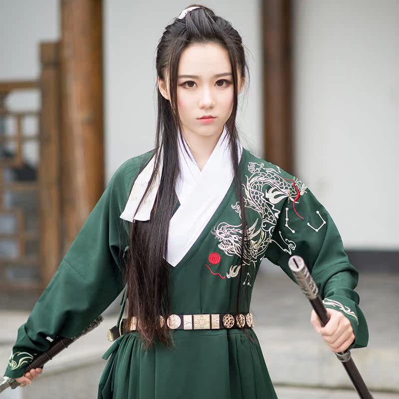 【-偃月】刺繡青龍男女通款傳統漢服明制曳撒箭袖在類目 女裝/女士精品, 唐裝/民族服裝/舞臺服裝, 民族服裝/舞臺裝中 - 來自Buy2taobao.com提供專業的淘寶代購服務