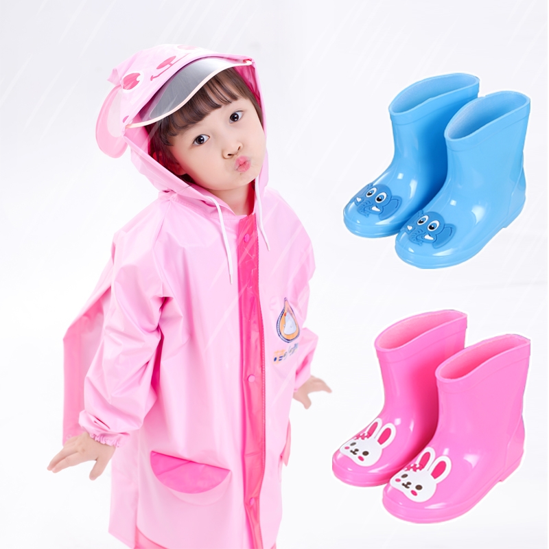 children Rain shoes Rain gear Boy light non-slip Water shoes Children Raincoat Rain shoes suit kindergarten lovely Bootsin the Shoes/Baby Shoes/Parent-child shoes , Wellies category - from Buy2taobao.com to provide professional Taobao agent buy service