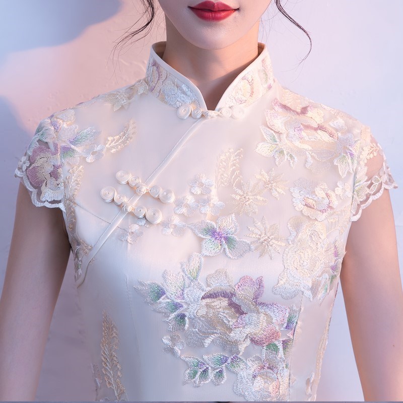 Female models In paragraph Catwalk Wedding dress personality Clothes & Accessories Self cultivation suit fresh Wedding Spring and summer cheongsam Dignifiedin the Women's clothing/Boutique , Wedding/Cheongsam/Formal dress , Cheongsam category - from Buy2taobao.com to provide professional Taobao agent buy service