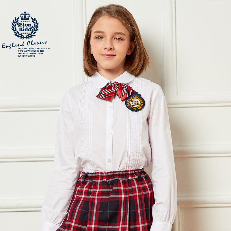 伊顿纪德校服 儿童白色衬衣童装学院纯色春秋女童长袖衬衫09C201在类目 童装/婴儿装/亲子装, 衬衫中 - 来自Buy2taobao.com提供专业的淘宝代购服务