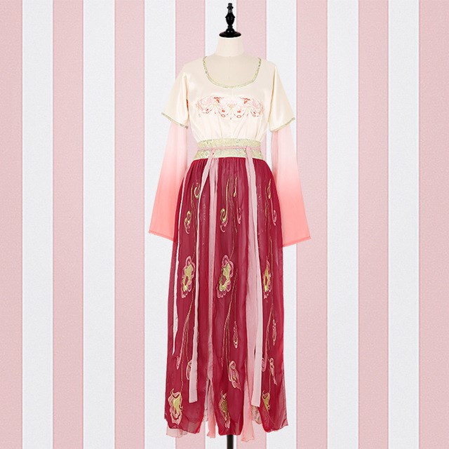星空襦裙鲛人泪彼岸花汉服汉服现货现发万恣舞秋款坦领齐腰|ruв категории Женская одежда, костюм/национальная одежда/театр костюм, национальная одежда/этап погрузки - от Buy2taobao.com для оказания профессиональной услуги покупки агента Taobao