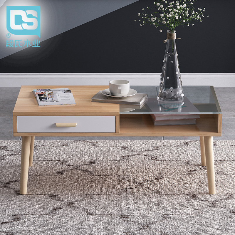 ins solid wood Simplicity Northern Europe Japanese Toughened glass tea table Small apartment Low table originality a living room modernin the Business/Office Furniture , Office Furniture , Desk , Conference table category - from Buy2taobao.com to provide professional Taobao agent buy service