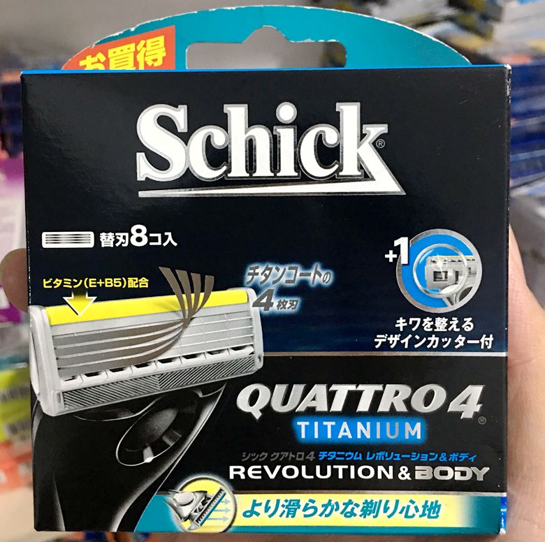 舒适schick创4纪钛金剃须刀片8片装 新添加维他命E+B5配方润滑条|ruв категории семья/личные чистящие средства, потребительских уборка посуды, лезвие - от Buy2taobao.com для оказания профессиональной услуги покупки агента Taobao