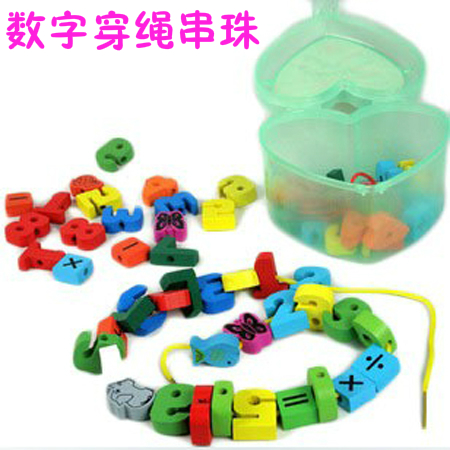 兒童早教穿線智力DIY串珠穿珠子 寶寶益智玩具繩子弱視訓練 木制在類目 玩具/童車/益智/積木/模型, 串珠/拼圖/配對/拆裝/敲打玩具, 嬰幼兒串珠/繞珠中 - 來自Buy2taobao.com提供專業的淘寶代購服務