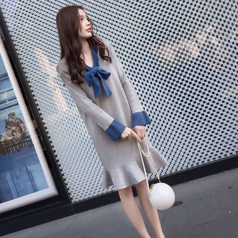 胖妹妹大码女装2019秋装胖mm遮肚子藏肉打底裙子微胖减龄连衣裙潮在类目 女装/女士精品, 大码女装中 - 来自Buy2taobao.com提供专业的淘宝代购服务