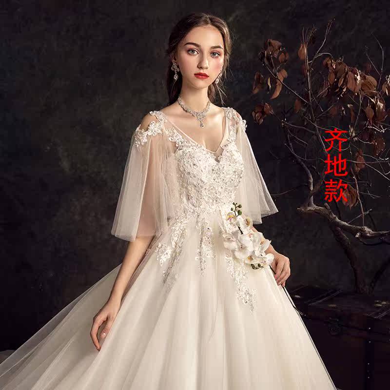 孕妇婚纱2019高腰女拖尾大码新娘遮孕肚胖mm 200斤显瘦新款森系轻在类目 女装/女士精品, 婚纱/旗袍/礼服, 婚纱中 - 来自Buy2taobao.com提供专业的淘宝代购服务