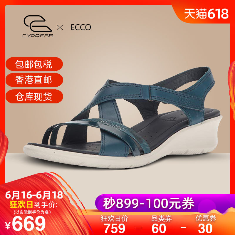 ECCO/爱步女鞋凉鞋女2019新款平底女时尚百搭坡跟魔术贴216513|ruв категории Женская обувь, сандалии - от Buy2taobao.com для оказания профессиональной услуги покупки агента Taobao