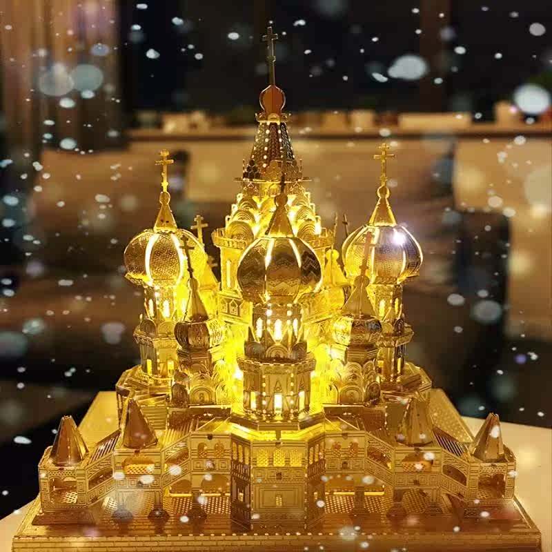 Jigsaw puzzle 3d Model adults 3d three-dimensional Metal Jigsaw puzzle Model Vasily Cathedral Architecture Modelin the Toy/Childs/Puzzle/Building block/Model , Beads/Jigsaw/Pair/Disassembly/Beat Toy , Jigsaw/Puzzle category - from Buy2taobao.com to provide professional Taobao agent buy service