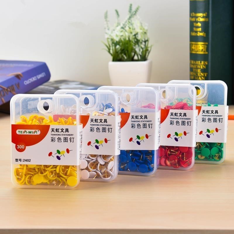 盒装创意工字钉好看用具图钉按钉挂照片混色小钉子小号简易多用途|ruв категории электронный словарь/электрический бумажных книг/канцелярские принадлежности, переплёт товаров, канцелярская кнопка/гвоздь - от Buy2taobao.com для оказания профессиональной услуги покупки агента Taobao