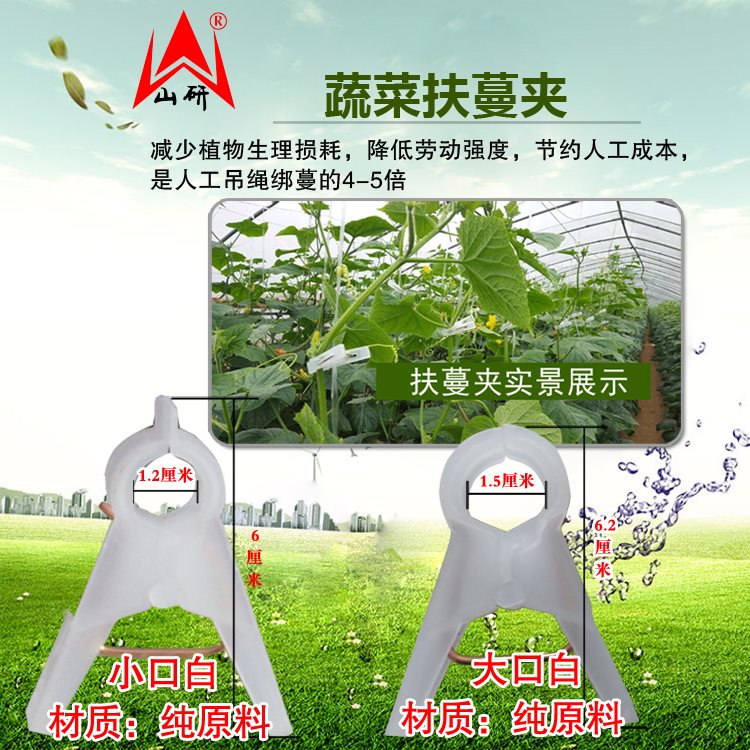 寿光大棚蔬菜 绑蔓夹 西葫芦吊秧塑料番茄夹子西红柿黄瓜扶蔓夹|ruв категории доставка цветов/цветок моделирования/растения садоводства, садовых принадлежностей, других садовых принадлежностей - от Buy2taobao.com для оказания профессиональной услуги покупки агента Taobao