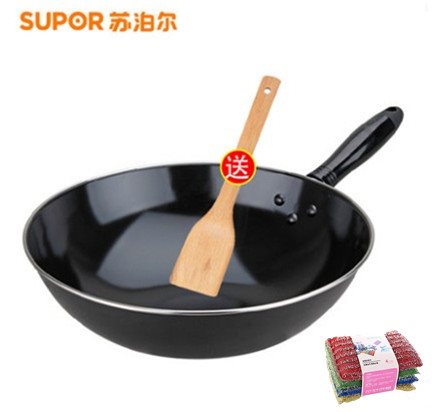 正品苏泊尔炒锅明火专用不锈精铸铁锅FC30C1FC32C1 34C1 36C128。在类目 厨房/烹饪用具, 烹饪用具, 锅具/煲/烧水壶, 炒锅中 - 来自Buy2taobao.com提供专业的淘宝代购服务