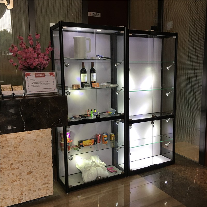 手办展示柜礼品玩具货架防尘家用透明玻璃陈列柜高达动漫模型展柜在类目 商业/办公家具, 货架/展柜, 精品展柜/陈列柜中 - 来自Buy2taobao.com提供专业的淘宝代购服务