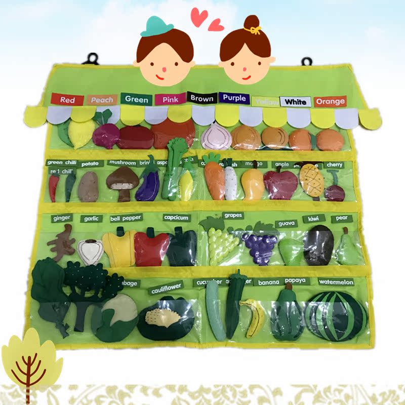 goods in stock children Puzzle Early education Nonwoven Removable large Toys Fruit and vegetable cognitionin the Toy/Childs/Puzzle/Building block/Model , Child Bell/Cloth Play/Appease toys , Baby cloth book category - from Buy2taobao.com to provide professional Taobao agent buy service