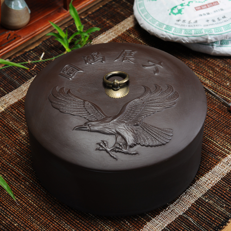 Yixing Tea pot Large Tea pot Ceramic Canister Pu'er tea 357 gram Three cake loadedin the Tableware , Tea set , Tea caddy category - from Buy2taobao.com to provide professional Taobao agent buy service