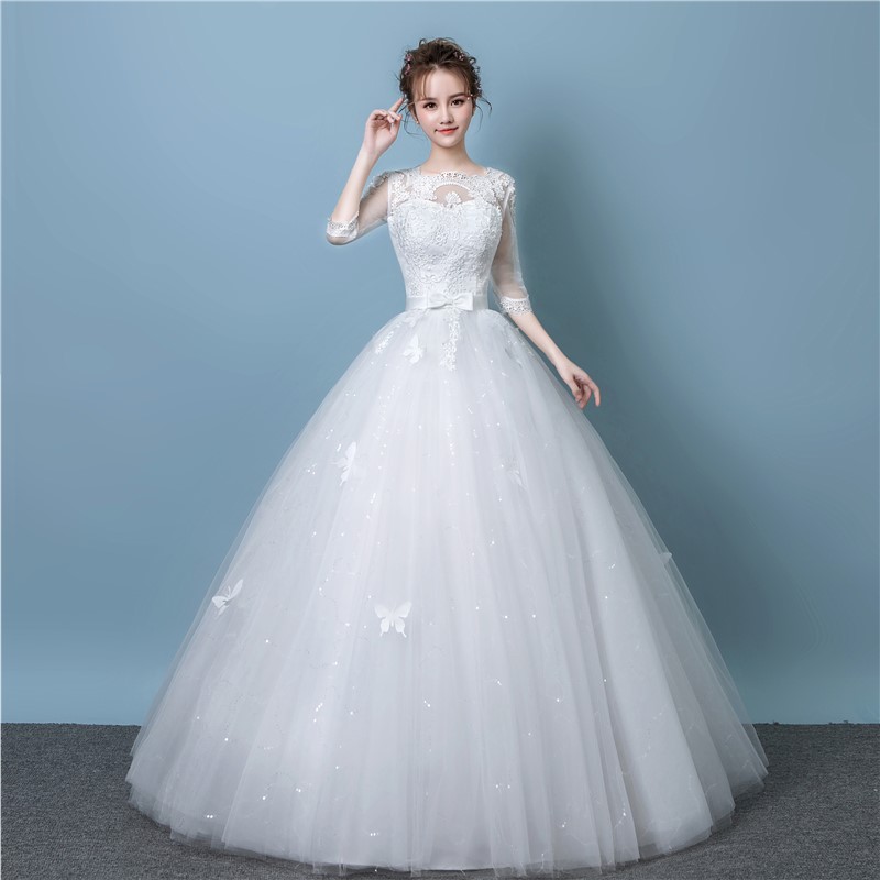 婚纱2019新款新娘韩式孕妇婚纱小个子蕾丝齐地显瘦春季新|ruв категории Женская одежда, Cвадебные платья, свадебное платье - от Buy2taobao.com для оказания профессиональной услуги покупки агента Taobao