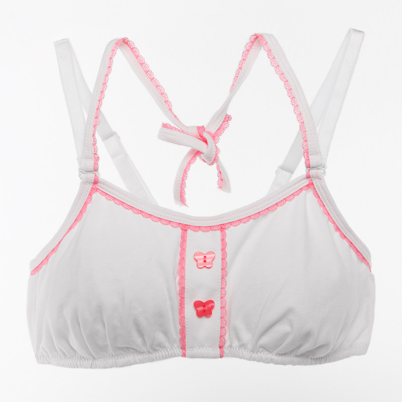 小学生发育期小背心<em>内衣挂脖少女内衣初中</em>学生