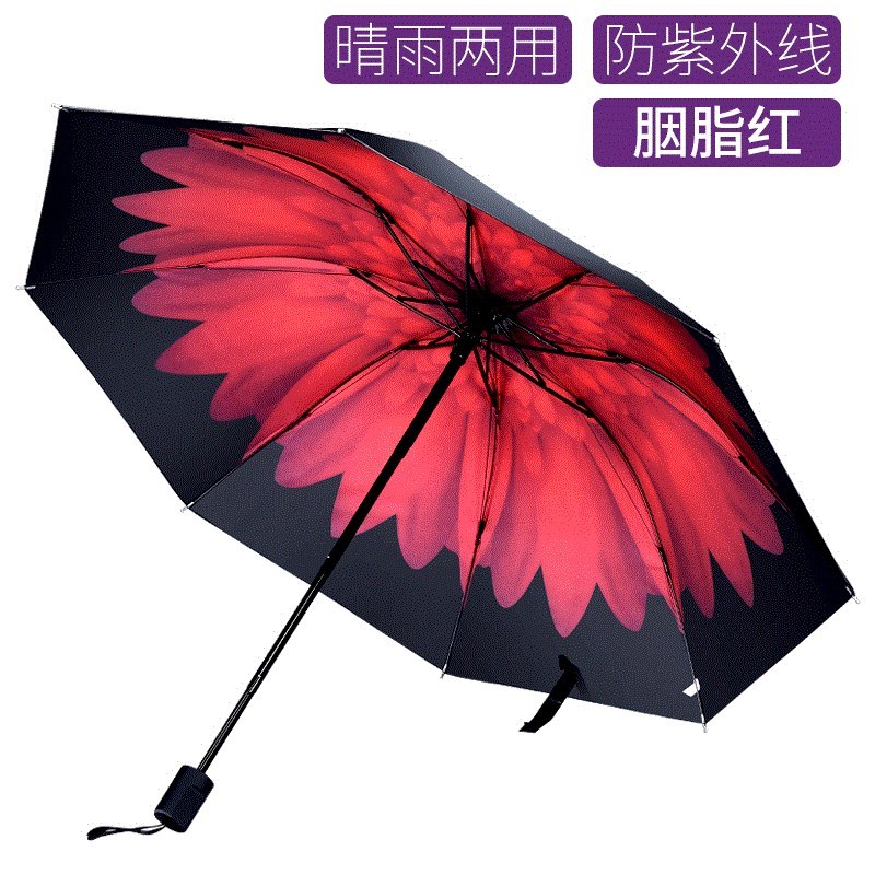 太阳伞焦下晴雨伞双层阳伞小黑超轻防紫外线黑胶琉璃两用|msdalam kategori rumah harian, payung/gear hujan/Rain/Lembap-bukti, payung - dari Buy2taobao.com untuk memberikan perkhidmatan ejen Taobao profesional membeli