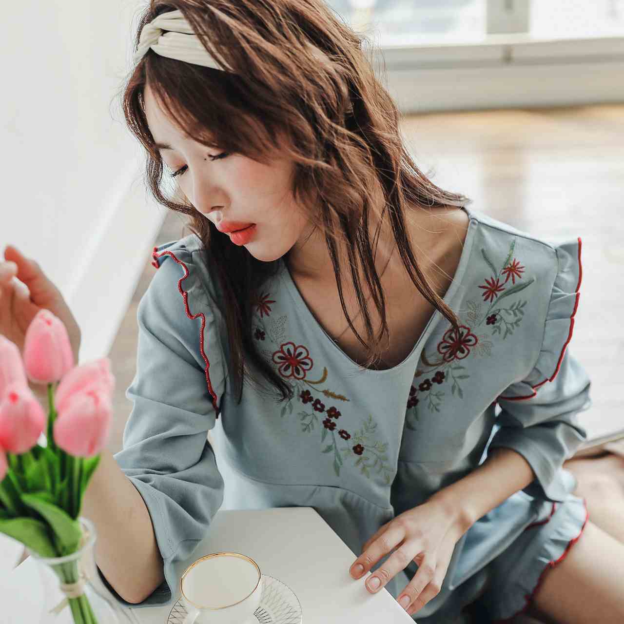 2019夏季薄款月子服纯棉短袖喂奶薄款产后哺乳孕妇睡衣家居服套装|ruв категории Всё для беременных и кормящих, дом одежды/кормления./осень белье, домашнего костюм - от Buy2taobao.com для оказания профессиональной услуги покупки агента Taobao
