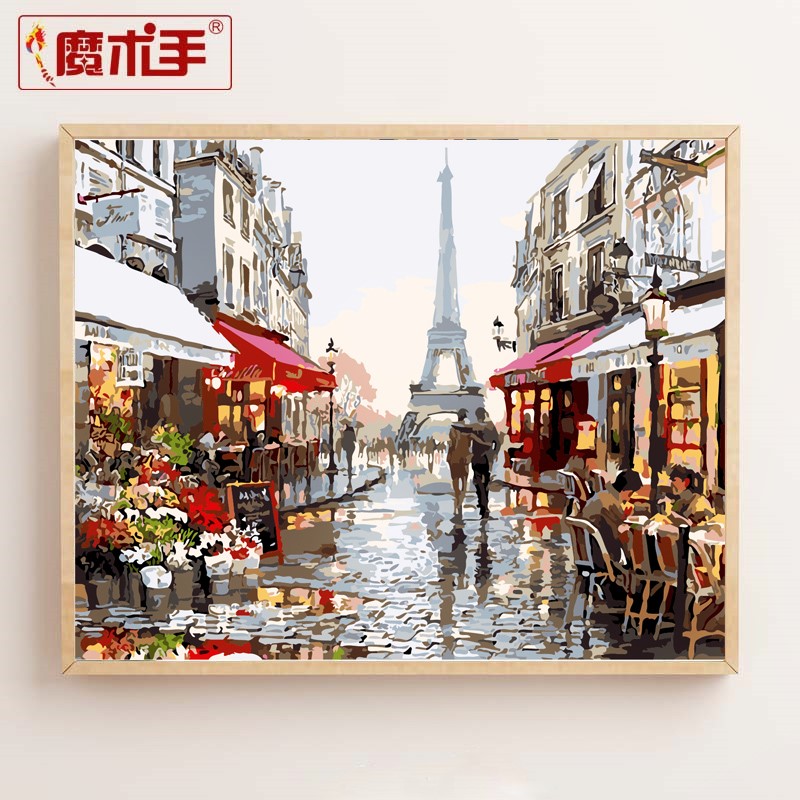 diy数字油画水彩填充成人减压涂色上色填色手工画装饰手绘油彩画在类目 家居饰品, 装饰画, DIY/数字油画中 - 来自Buy2taobao.com提供专业的淘宝代购服务