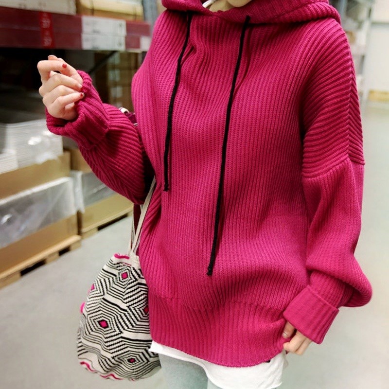 新款冬季女慵懒风春秋女加厚韩版套头毛衣新款粗线小清新宽松2019|ruв категории Женская одежда, свитер - от Buy2taobao.com для оказания профессиональной услуги покупки агента Taobao