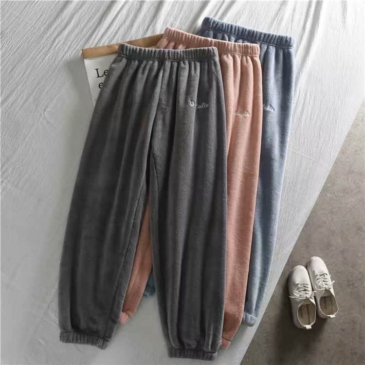 2019很仙的D-Studio 冬新品仙女暖暖裤珊瑚绒睡裤收口休闲裤子女在类目 女装/女士精品, 裤子, 休闲裤中 - 来自Buy2taobao.com提供专业的淘宝代购服务