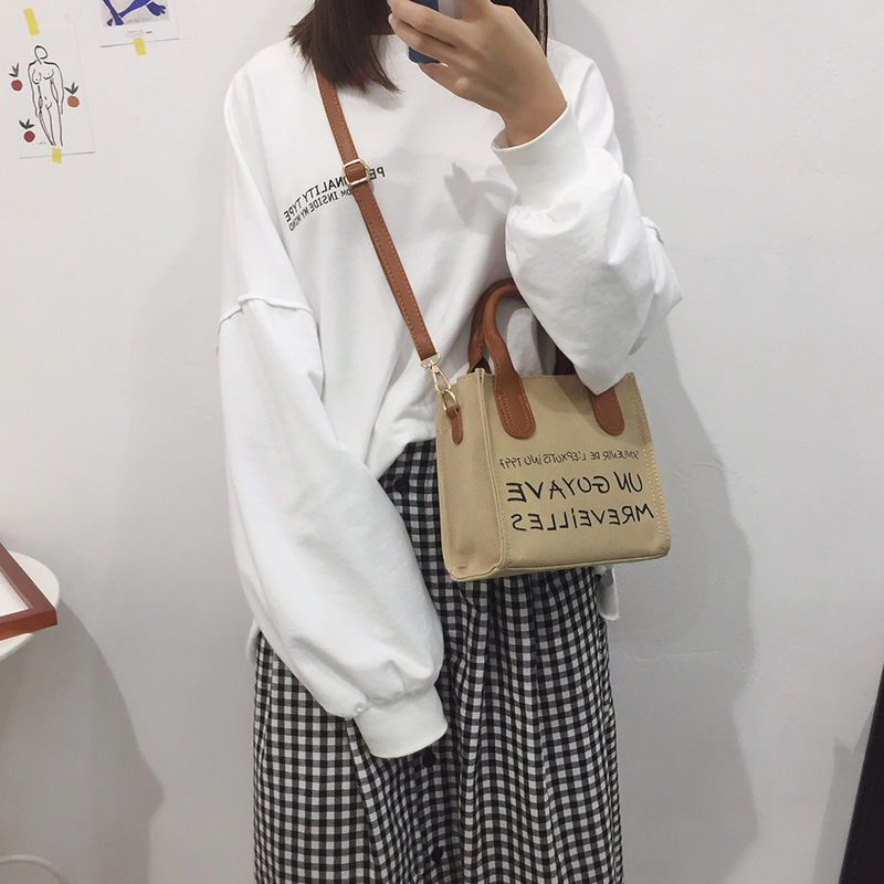 帆布包女2018新款韩国ins小方包学生森系单肩斜挎小包kumayes包在类目 箱包皮具/热销女包/男包, 女士包袋中 - 来自Buy2taobao.com提供专业的淘宝代购服务