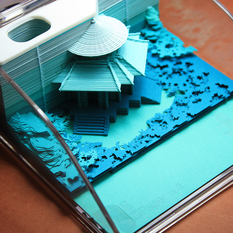 Valentine's Day gift Girlfriend Japan originality gift Kiyomizu three-dimensional Architecture Forbidden City Winchance Imperial Gardenin the Electronic Dictionary/Electronic paper book/Stationery , The paper book , Scratch Pad/Note paper/N , Stickers category - from Buy2taobao.com to provide professional Taobao agent buy service