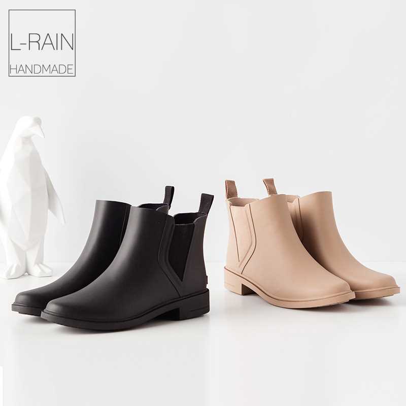 L-Rain fashion adult non-slip Rain shoes Simplicity Chelsea Rubber shoes Overshoes Low cylinder Boots Water shoesin the Women's Shoes, Rain Boots category - from Buy2taobao.com to provide professional Taobao agent buy service