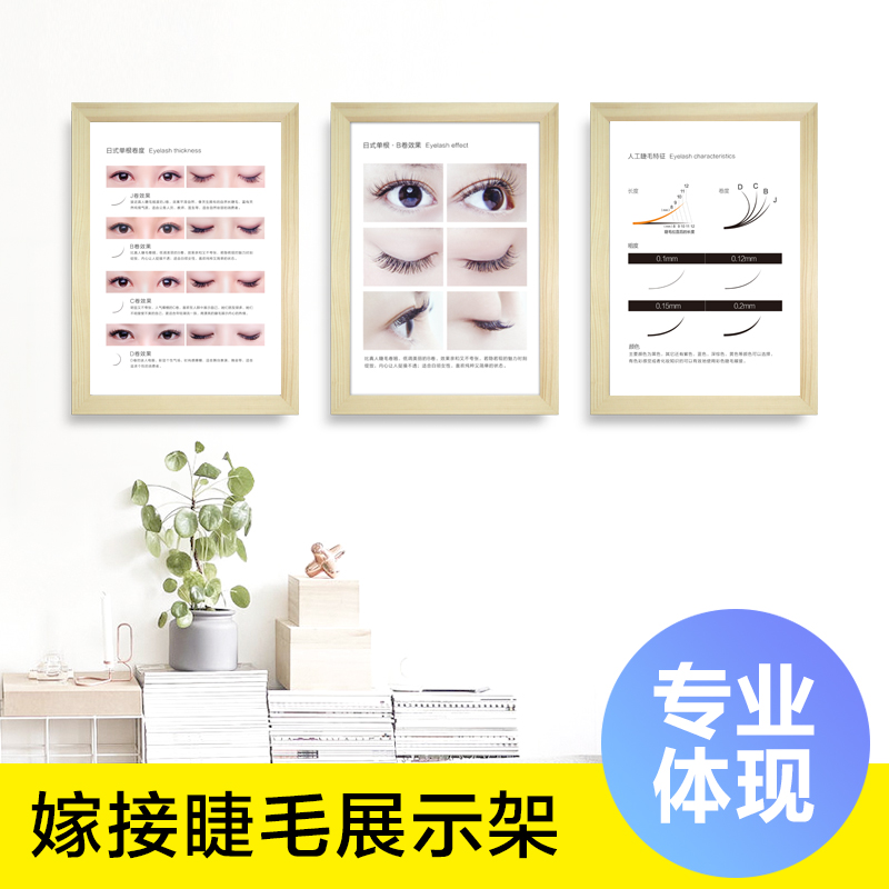 澜琳 嫁接睫毛展示版架 美睫美容店提高价格与专业性挂画相框在类目 彩妆/香水/美妆工具, 其他美容工具, 化妆/美容工具中 - 来自Buy2taobao.com提供专业的淘宝代购服务
